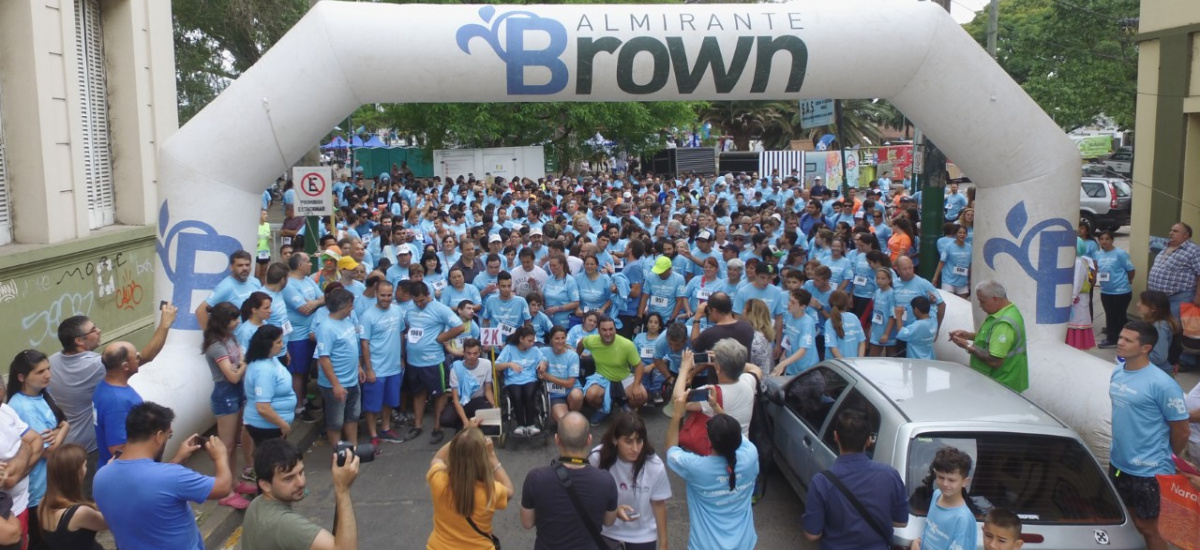 Más de 1500 personas participaron de la “Carrera por Todos” en Brown