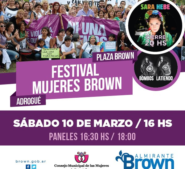 MAÑANA SÁBADO CONMEMORAN EL DÍA DE LA MUJER CON FESTIVAL ARTÍSTICO Y CULTURAL