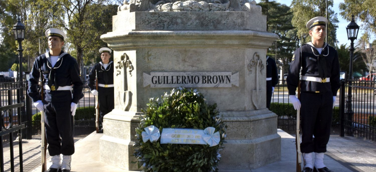 Cascallares destacó la figura del almirante Brown, en tiempos complicados para el país