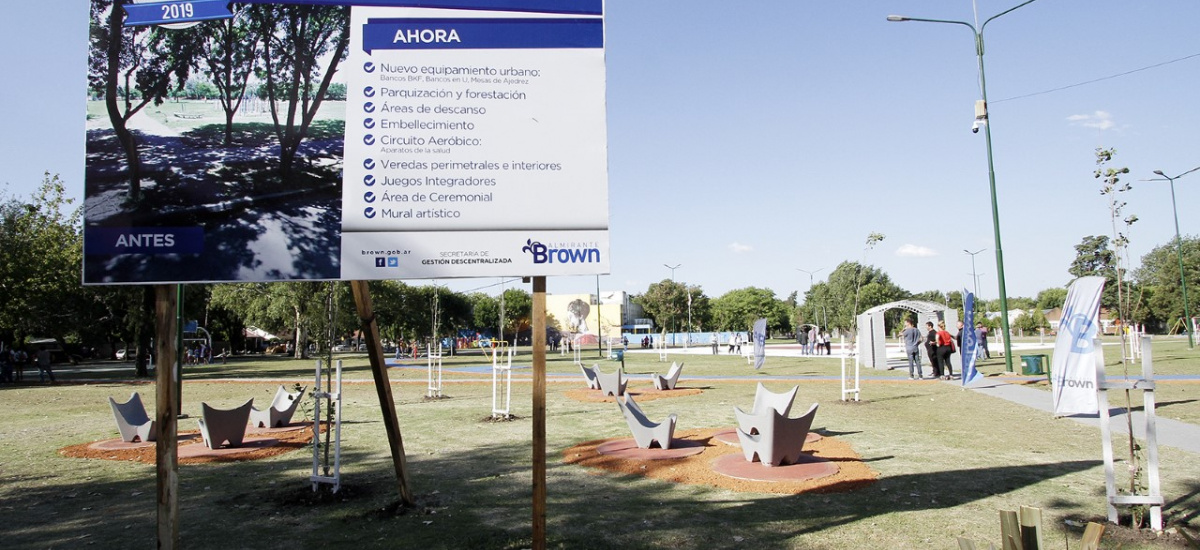 Inauguró Cascallares la obra de remodelación y puesta en valor de la plaza Japón de barrio Corimayo