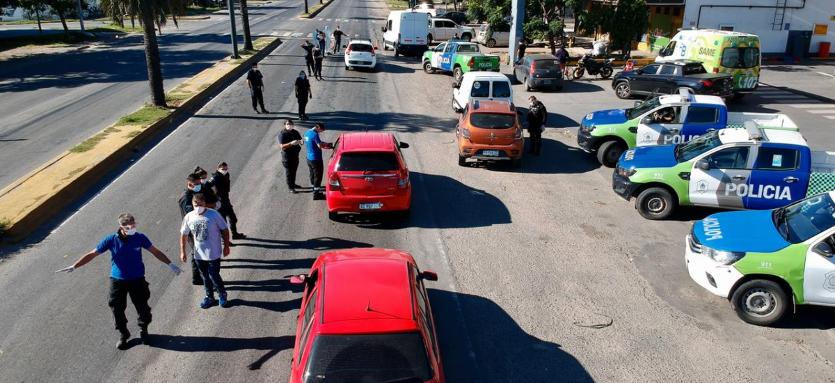 Almirante Brown endurece los estrictos controles a la circulación