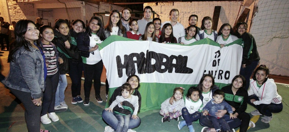 Cascallares inauguró obras en el "club 15 de Enero" de los Altos de Longchamps