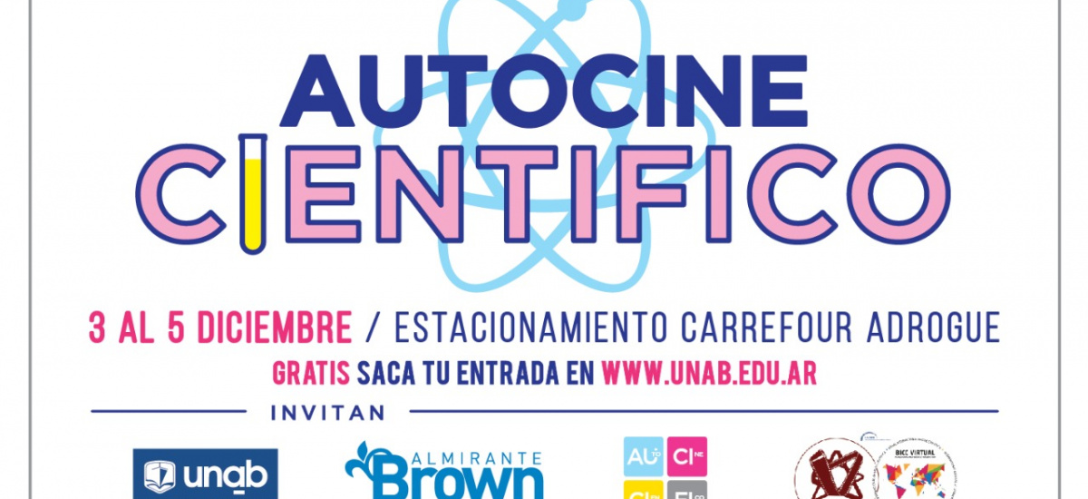 Autocine científico en Almirante Brown del 3 al 5 de diciembre