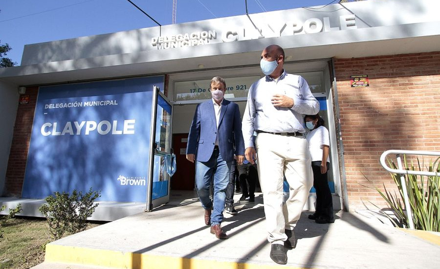En el aniversario de Claypole, Cascallares inauguró obras para esa localidad
