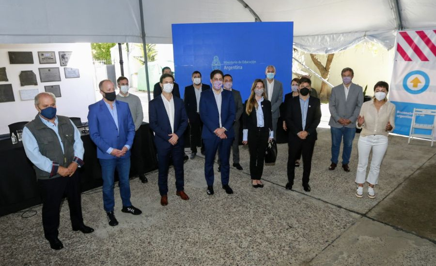 Cascallares firmó convenio con Trotta y Kicillof: Construirán dos jardines en Alte Brown