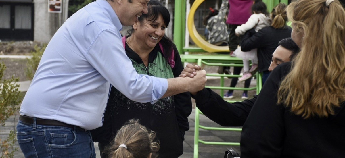 Presentaron todas las obras del Municipio en un espacio público de Longchamps